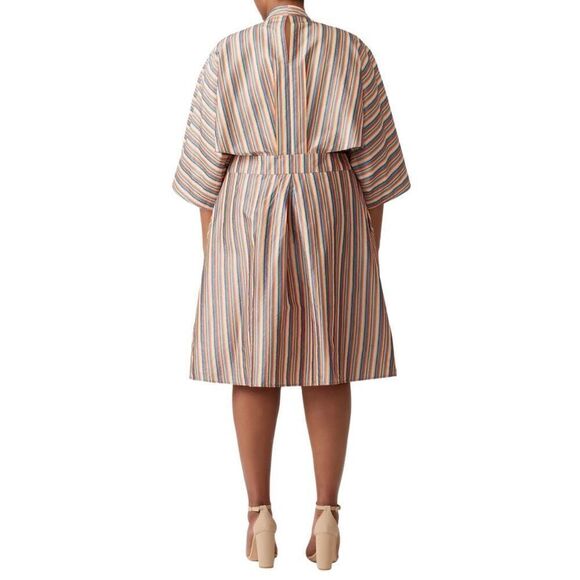 Tome NYC Women’s Color Candy Stripe Dress - Picture 2 of 9